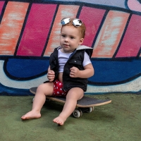 Foto miniatura do ensaio de 10 meses da Ayla