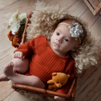 Foto miniatura do ensaio de 2 meses da Ayala