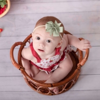 Foto miniatura do ensaio de 5 meses da Ayla