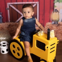 Foto miniatura do ensaio de 11 meses do Enrico