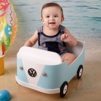 Foto miniatura do ensaio de 7 meses do Enrico