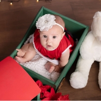 Foto miniatura do ensaio de 5 meses da Marcela