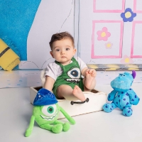 Foto miniatura do ensaio de 7 meses do Rodrigo