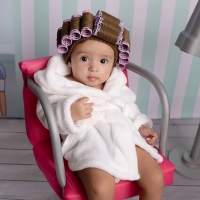 Foto miniatura do ensaio de 3 meses da Zoe